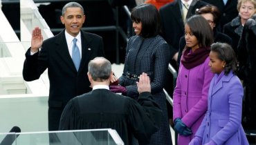 Обама на церемонии у Капитолия принял президентскую присягу