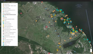 В интернете появился сайт-карта с интерактивными объектами Межигорья