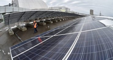 В Чернобыле построили солнечную электростанцию мощностью 1МВт
