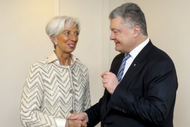 Глава МВФ похвалила Порошенко за реформы