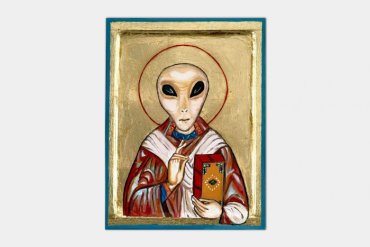 На алтаре гентского собора нашли изображение инопланетянина