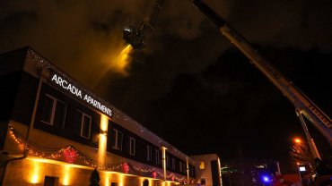 Пожар в одесском отеле: погибли два человека