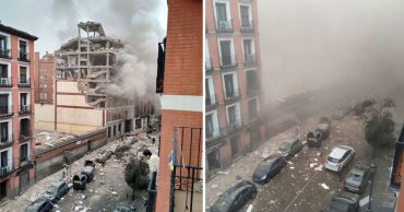 В центре Мадрида — мощный взрыв