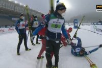 На этапе Кубка мира лыжную сборную России сняли за неспортивное поведение