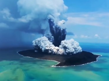 Отголоски извержения вулкана в Тонга добрались до Украины