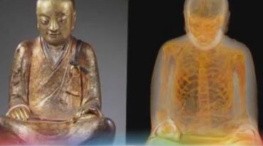 В тысячелетней статуе Будды обнаружили мумию монаха