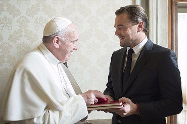 Папа Римский Франциск встретился с Леонардо Ди Каприо