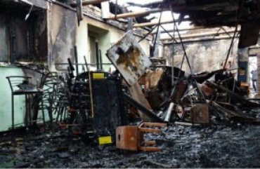 В Украине сгорела церковь «Благая весть»