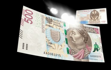 В Польше ввели в обращение новую банкноту номиналом 500 злотых