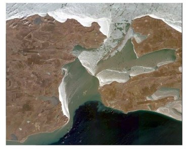 В Керченском проливе ледяной затор из-за строительства моста