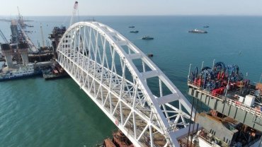 Россия похвасталась новым этапом строительства Крымского моста