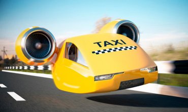 Названы сроки появления на улицах первых летающих такси