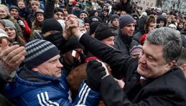 В Харькове Порошенко встретили со словами «Да пошёл ты …»