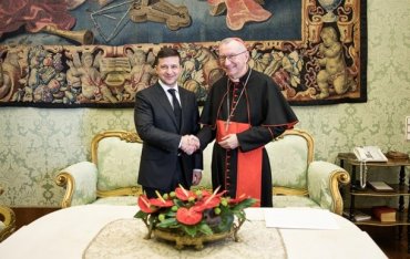 Зеленский встретился с государственным секретарем Ватикана