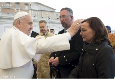 Папа Франциск встретился с семьями жертв джихадистов из Сирии