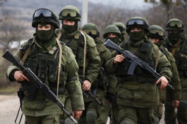 В парламент Крыма вошли вооруженные «вежливые люди»