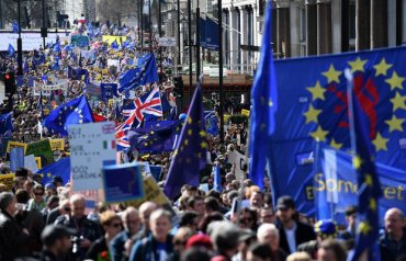 В Лондоне прошел многотысячный марш против выхода из ЕС