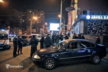 Ночная стрельба в центре Киева, есть жертвы