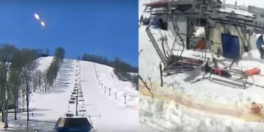 Перед трагедией на горнолыжном курорте Гудаур Грузия , очевидцы видели странные силуэты в небе