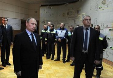 Путин запустил в Крыму новые электростанции