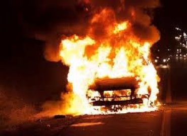 Вчера в Киеве горели семь автомобилей