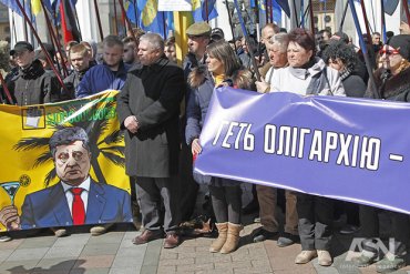 Марш националистов против Порошенко. В центр Киева стянули полицию и массово проверяют машины