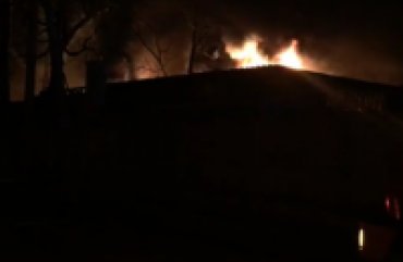 В Киевской области загорелись военные склады