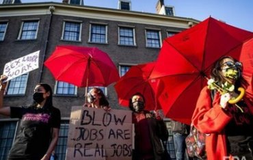 В Бельгии проститутки вышли на демонстрацию против карантинных ограничений