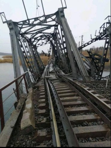 Железнодорожного соединения с югом Украины больше нет