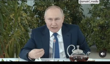 Путин наделал заявлений по ситуации в Украине за чашкой чая