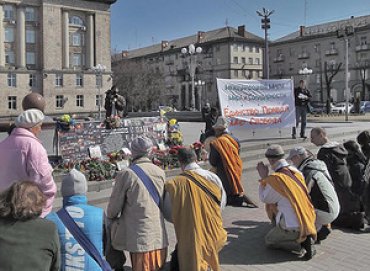 Международный молитвенный Марш мира по Украине на середине пути