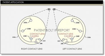 Google патентует контактную линзу со встроенной камерой