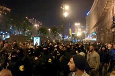 На Майдане произошла массовая драка