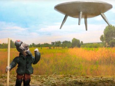 В России зеки слепили из пластилина мультфильм о ватнике и НЛО