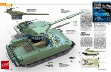 На вооружении ВСУ может появится новый танк «Тирекс»