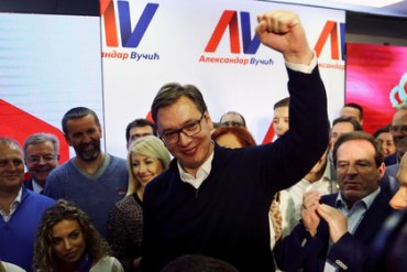 Премьер Сербии объявил о своей победе на выборах президента