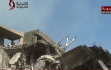 Опубликовано видео уничтоженного ракетами «научного центра» в Сирии