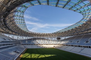 В России рушится построенный к ЧМ-2018 стадион