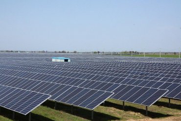 В Запорожской области открыли самую мощную в Украине солнечную электростанцию
