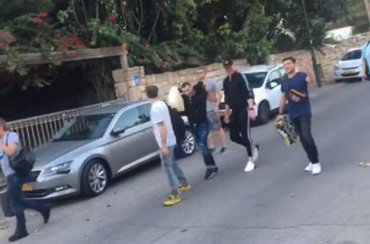 Зеленского и его команду засекли возле израильской резиденции Коломойского. ФОТО