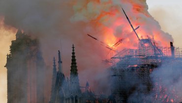 Пожар в соборе Парижской Богоматери локализован