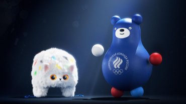 «Медведь-неваляшка» и «кот-ушанка» новые талисманы олимпийской команды России