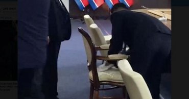 Стул Ким Чен Ына протерли спиртом перед встречей с Путиным