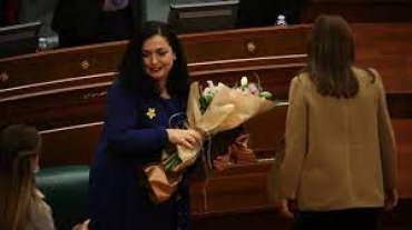 В Косово женщину избрали президентом