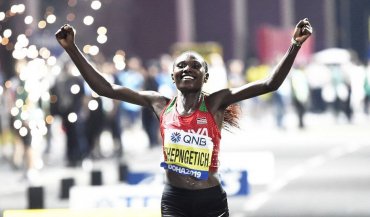 Бегунья из Кении побила мировой рекорд в полумарафоне