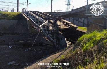 Силы спецопераций раскрыли подробности уничтожения стратегического моста в тылу под Мелитополем. Видео