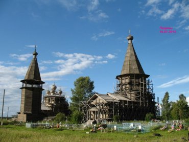 В Архангельской области от удара молнии сгорела церковь XVIII века