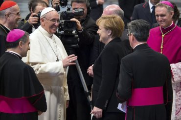 Ангела Меркель посетит папу Франциска