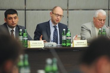 Яценюк не будет вести переговоров с террористами