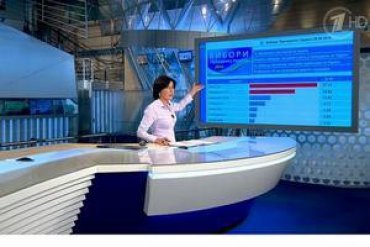 Российский «Первый канал» заявил, что на выборах в Украине побеждает Ярош